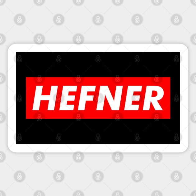 Hefner Box Logo Sticker by Siotinkstd